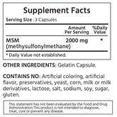 MSM 2000mg (수퍼사이즈)